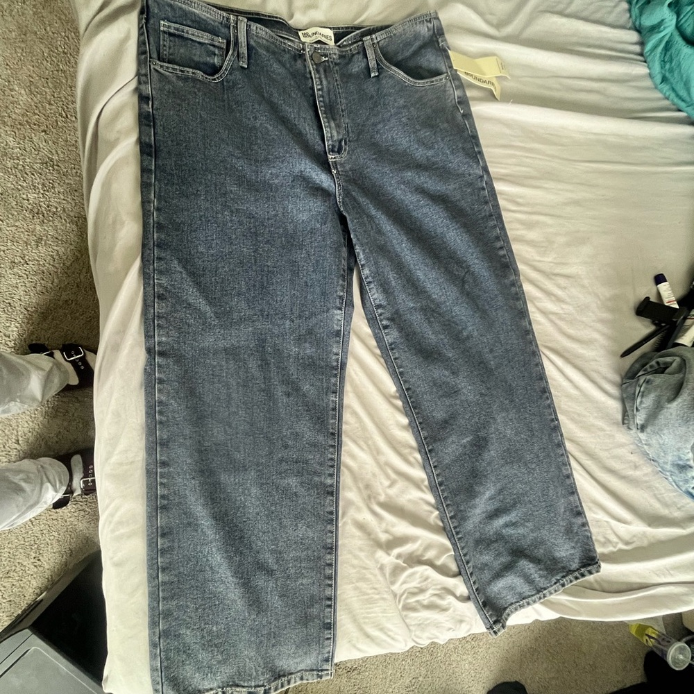 No Boundaries wide leg jeans